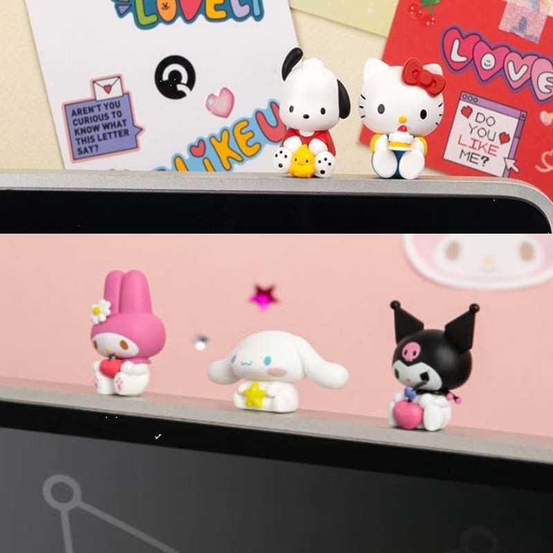 Sanrio Genuine Monitor Figure Hello Kitty Cinnamoroll Kuromi My