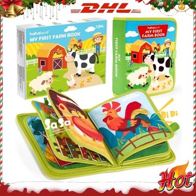 Quiet Book 3D Filz Busy Board Lernen Montessori Spielzeug Pädagogische Stoffbuch