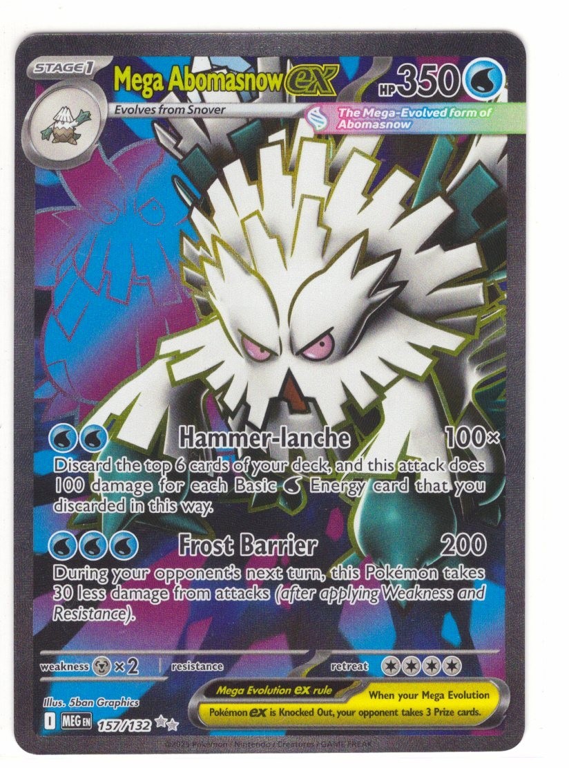 Mega Abomasnow ex - 157/132 - ME01: Mega Evolution (MEG)