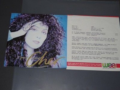 CHER - I FOUND SOMEONE / GERMANY 7' SINGLE 1987 (MINT-) & PROMO-SHEET