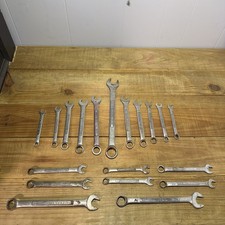 Mixed Lot Of 19 Craftsman Sae Wrenches V And -v- Usa Forged