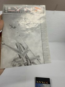 Blue Lightning (Atari Lynx, 1988) Cartridge With Manual TESTED!