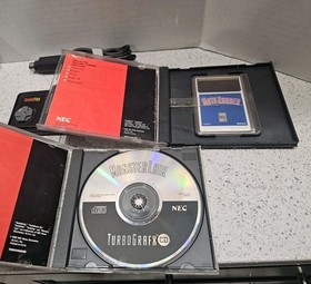 NEC Turbo Grafx 16 Retro Gaming Console W/ Controller, Games And System Card 