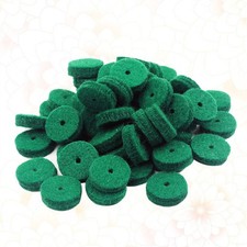 90Pcs Piano Felt Washer for Keyboard and Balance Rail Repair Green