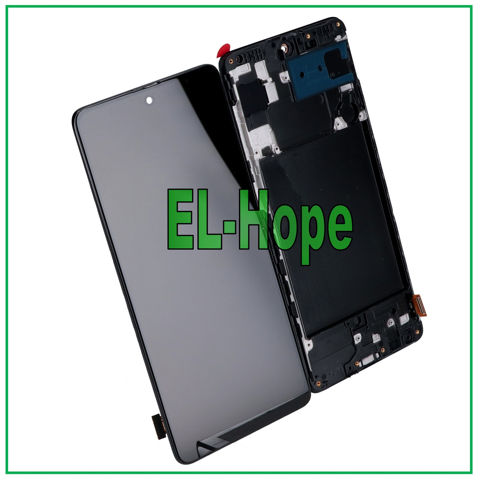 Display LCD TFT con Frame per Samsung Galaxy A71 foto 2