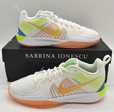 Nike Sabrina 2 SE GS Kids Low Top Lace-Up White/Lt Lemon Twist 7Y HF1188-100