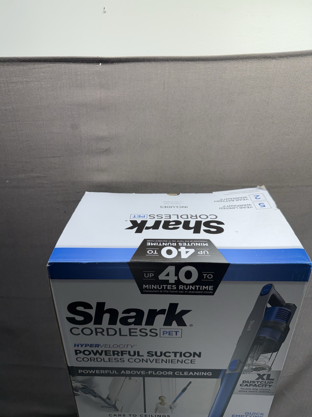 SHARK IX140H Lightweight Cordless Pet Stick Vacuum Blue NEW - FREE SHIPPING
