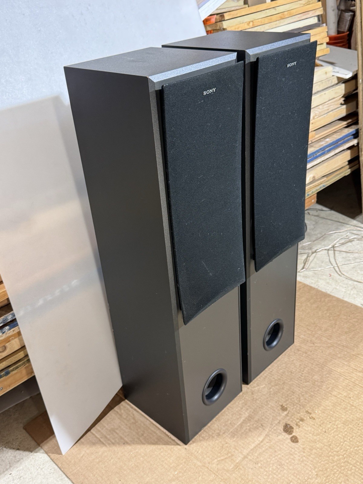 Sony SS-MF315 Tower Front Floor Home Theater Surround Sound System Speakers