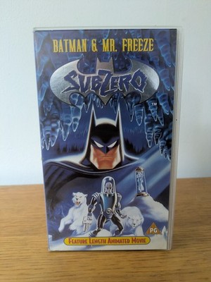 Batman & Mr. Freeze: Sub Zero (VHS 1998) PAL UK Video DC Comics Video Tape Anime