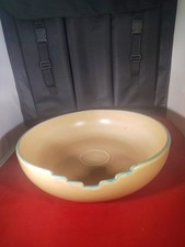 Vintage Treasure Craft Pottery Bowl 13" Across 3.5" Tall Made In USA
