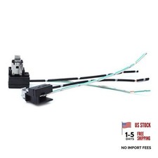 5 Pcs H1 H3 Headlight Wiring Harness, Fog Lamp Socket Connector Pigtail