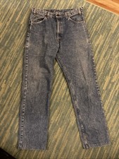 Vintage 80  s Levis Orange Tab Jeans 40509-0214 Made In USA 34x36