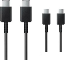 Black USB C to USB C Cable Fast Charging Data Charger Lead for Samsung iPhone Ma