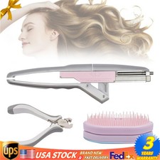 6D Extension Machine Human Hair Extension Kit Set Salon Fusion Tool Connector