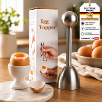 EierköPfer Edelstahl EieröFfner Profi Eierschneider FrüHstüCksei ÖFfner Rostfrei