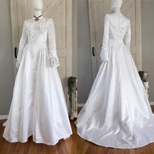 Vintage 90 s Medieval Style Wedding Gown