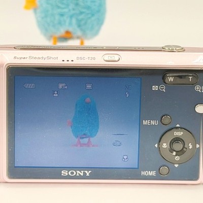 SONY Cyber-shot DSC-T20 Pink 8.1 MP Digital Camera 3x Optical zoom