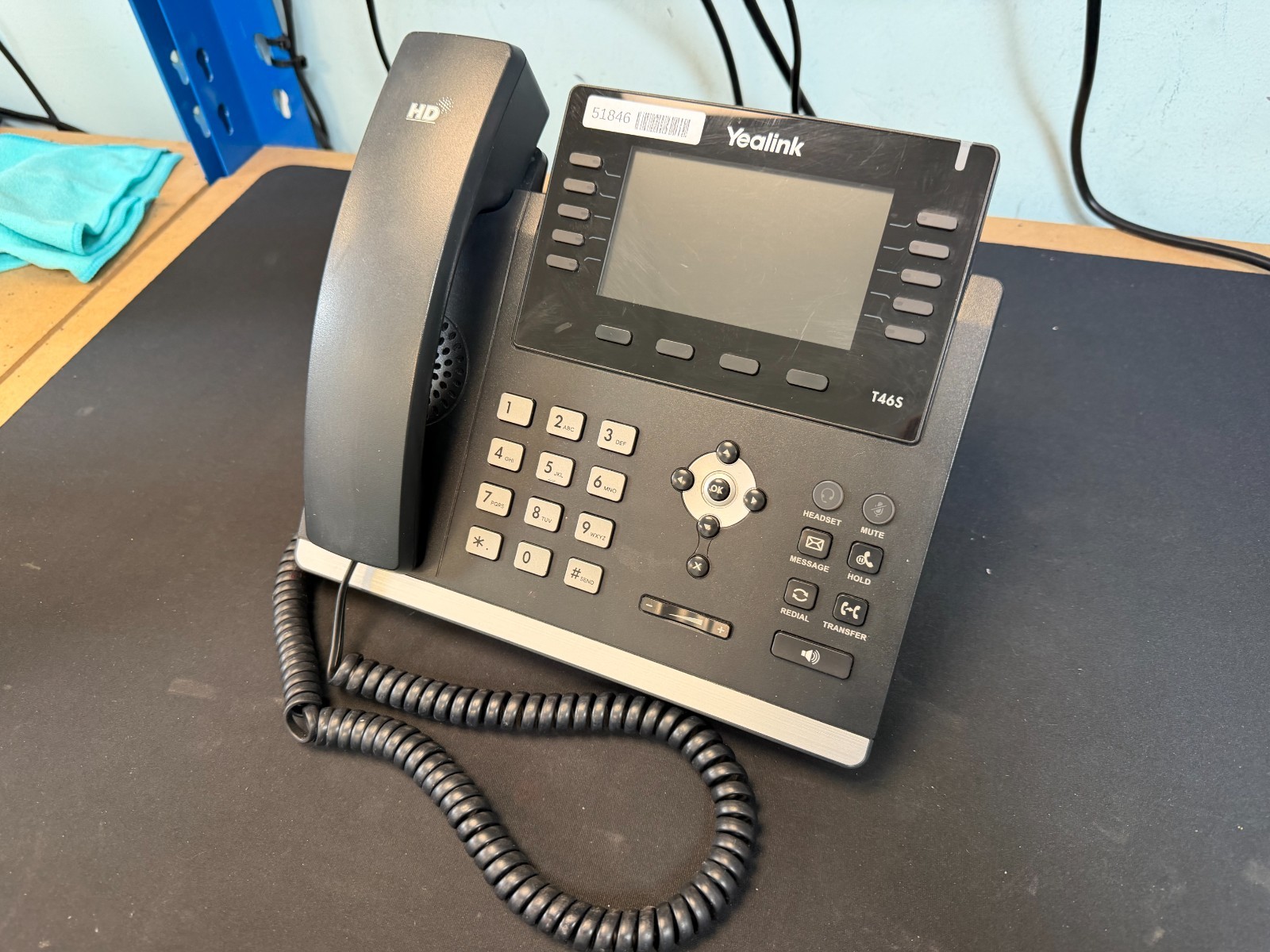 Yealink SIP-T46S Gigabit IP Phone Ultra Elegant IP WiFi Office Desk Phone