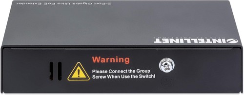 INTELLINET 2-Port Gigabit Ultra PoE-Extender 60W um 100m, Schwarz - 第 4/4 張圖片