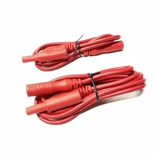 Power Probe 36" & 72" Stackable Piggyback Test Lead Set w/ 4mm plugs & jack NOS