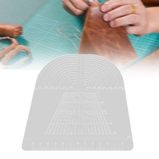 Leather Round Corner Ruler Circle Corner Stitching Template Position Adjustment