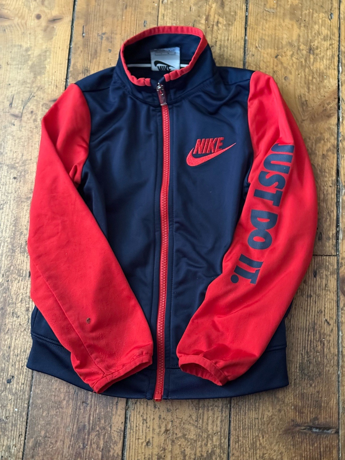 SACAI X NIKE Top tuta ragazzo Nike età 6 7 anni giacca full zip blu navy rosso ottime condizioni spedizione gratuita ✔️I