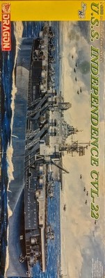 DRAGON 1/350 U.S.S. Independence CVL-22 Aircraft Carrier Model Kit DML1024