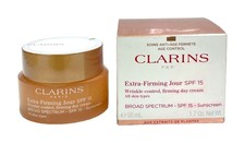 Clarins Extra-Firming Jour Wrinkle Control, Day Cream SPF 15 50ml/1.7oz NEW