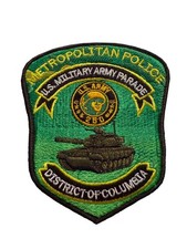 Washington DC Metropolitan Police Patch - US Military Parade - Size 5"