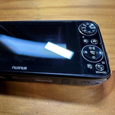 Fujifilm FinePix REAL 3D W3 10.0MP Digital Camera - Black for sale