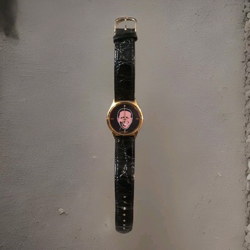 Tom Peterson Gold Black Dial Anniversay Mens Watch Kurt Cobain Nirvana Excellent - Picture 3 of 10