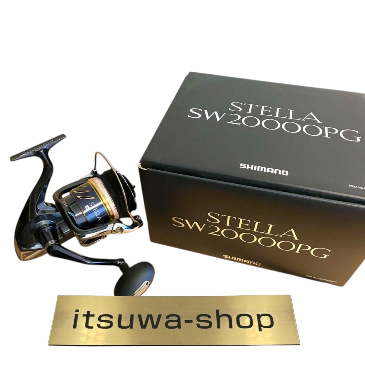 リール SHIMANO 13STELLA SW20000PG Shimano 13 Stella SW20000PG Spinning Reel with box and left