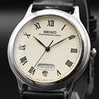 [New Batt] SEIKO Vintage CONTEMPORARY BASIC 5H23-6000 Men's Watch Quartz From JP