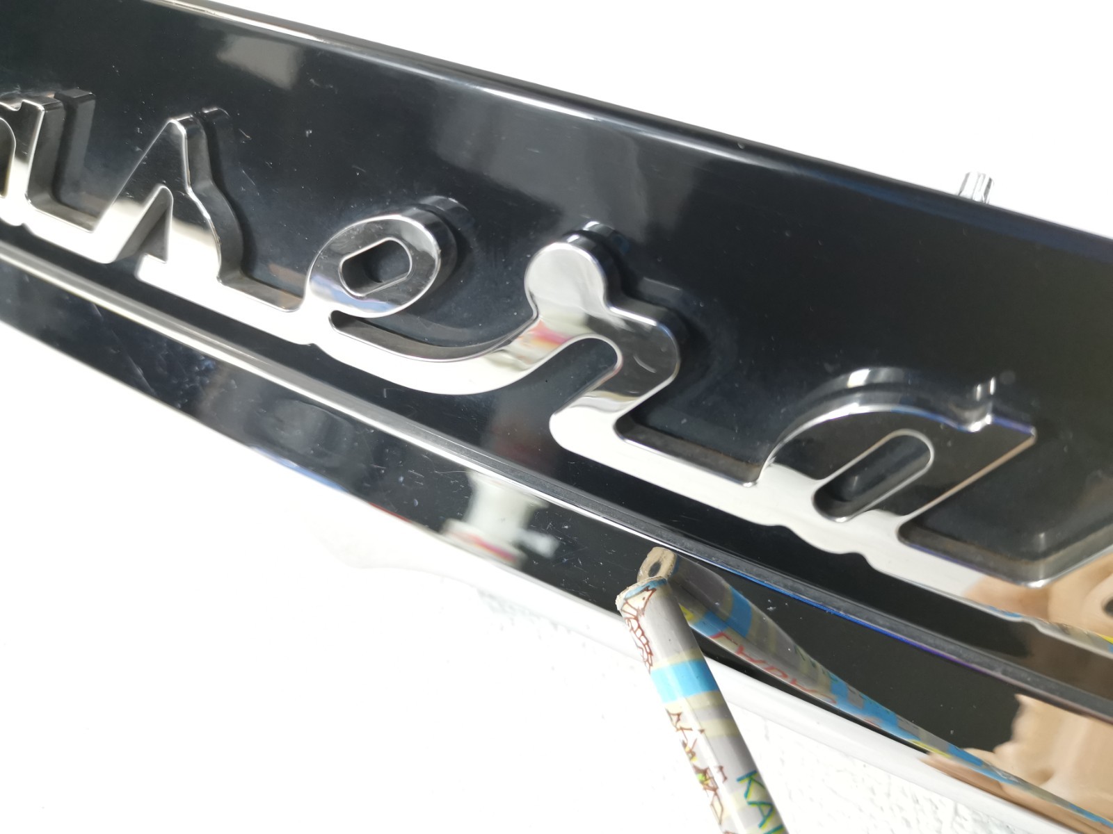 Maserati Ghibli RWD 2017 3.0 L Auto Rear Trunk Lid Trim Molding Black Chrome OEM