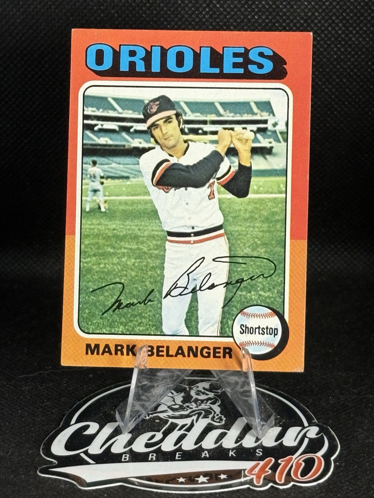 1975 TOPPS MINI BASEBALL SET BREAK 74 MARK BELANGER ORIOLES NM/MT