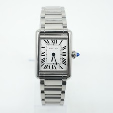 Authentic Preloved Cartier Tank Must De Watch Small Model