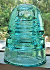 Base Embossed Telegraph Insulator CD 145  AM ( American ) INSULATOR CO  Beehive  — photo 2