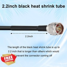 XRDS-RF N Male to N Male 15FT RG58 Coax Extension Cable 50 Ohm