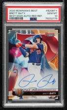2020 Bowman's Best of Red Refractor 8/10 Brett Baty PSA 10 GEM MT Auto 06bg