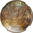 1887-P Morgan Silver Dollar NGC MS63 - Great Reverse Toning