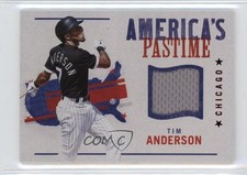 2022 Panini Chronicles America's Pastime Swatches Red Tim Anderson #APS-TA 5c2