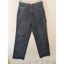 Ecko Unltd Mens Baggy Jeans 36x32 Dark Wash Y2K Hip Hop Streetwear
