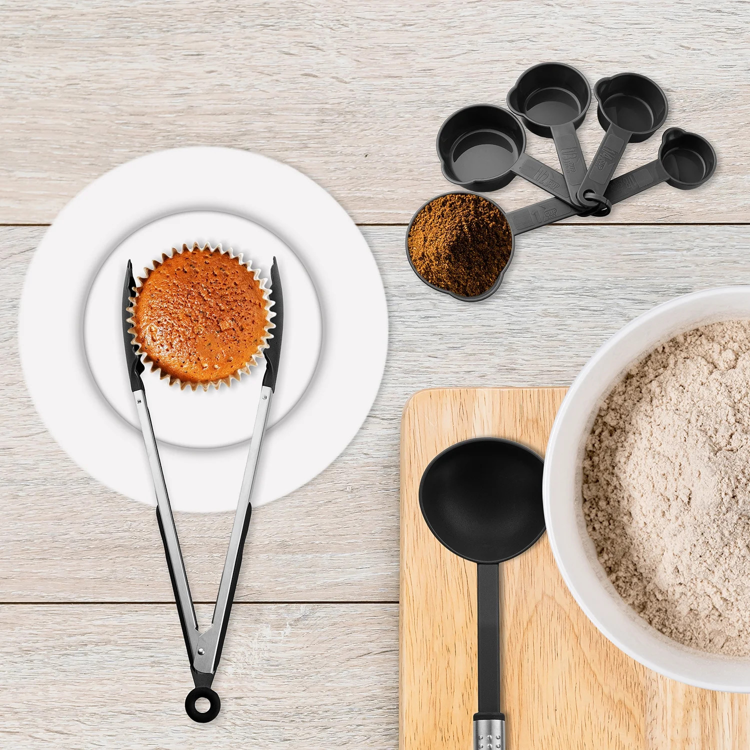 Lux Decor Collection 23 Piece Kitchen Utensils Set - Nylon and Stainless Steel C