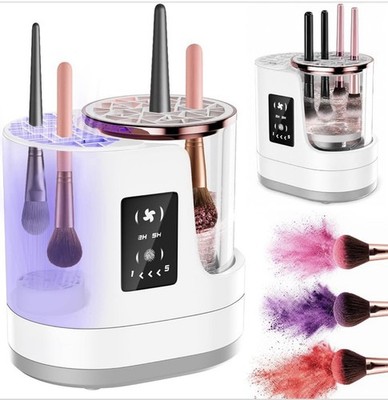 3-in-1 Electric Makeup Brush Cleaner Machine, Touch Switch, Type-C Powered
