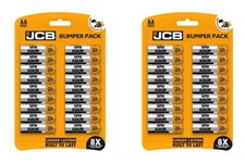 36 x AA 1.5v JCB Batteries ALKALINE LR6 MN1500 ALKALINE LASTS LONGER! 0.28 per battery