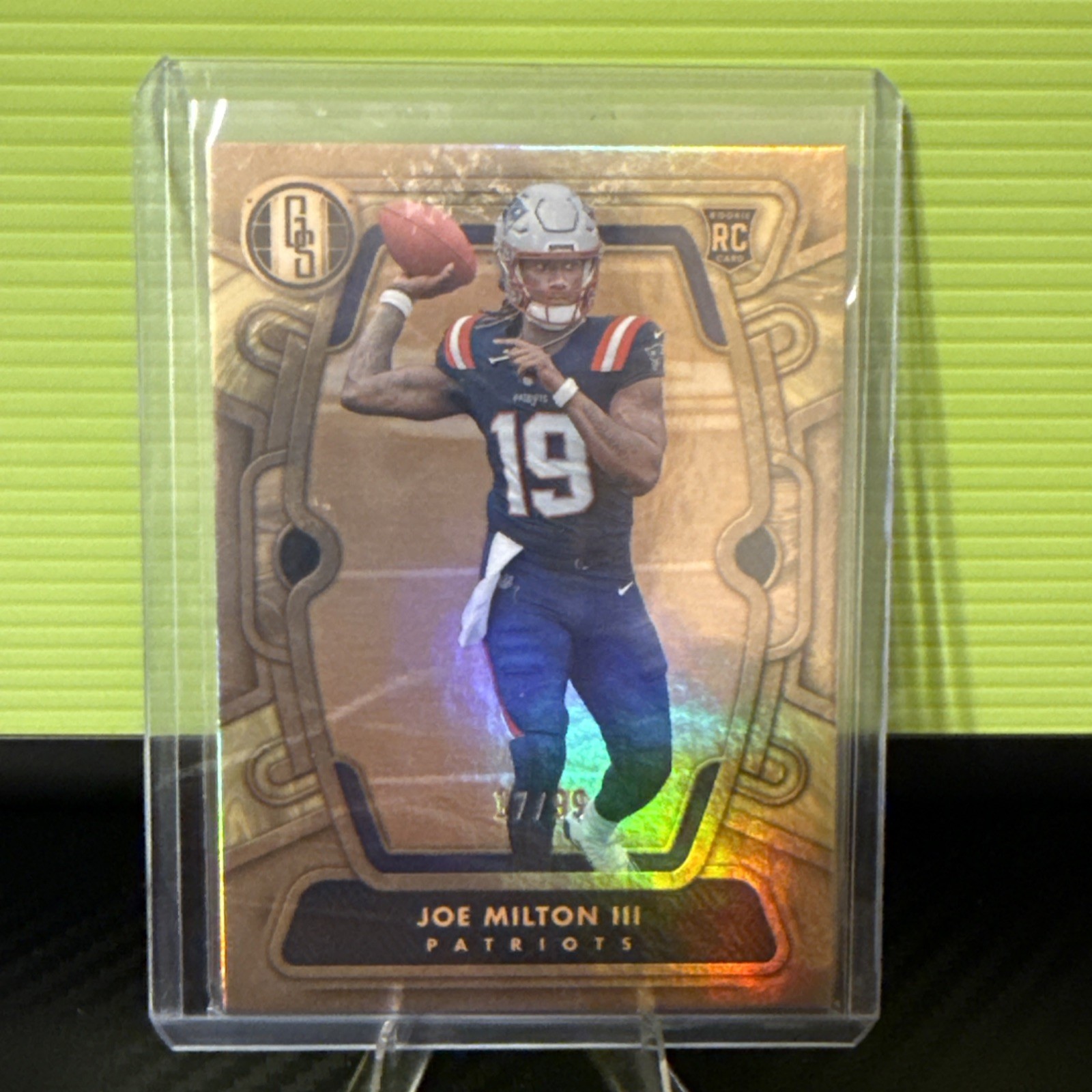 2024 Panini Gold Standard Joe Milton III Rookie RC #17/99 Patriots O805