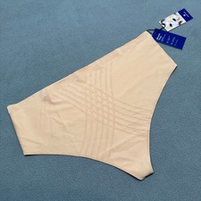 Honeylove Silhouette Thong in Sand High Waist Shapewear Womens 2X Neutral