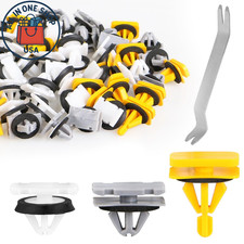 70Pcs Fender Flare Clips  Trim Fasteners for GM Vehicles