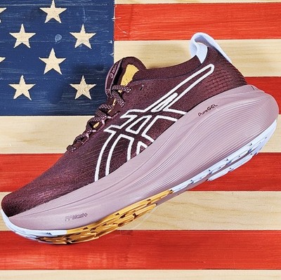 Asics Gel Nimbus 27 TR Red Planet Running Shoe SAMPLE [1012B908