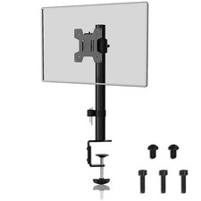 Single Led Lcd Monitor Desk Mount For 1 / One Screen Up To 27 Inch Heavy Duty Ad